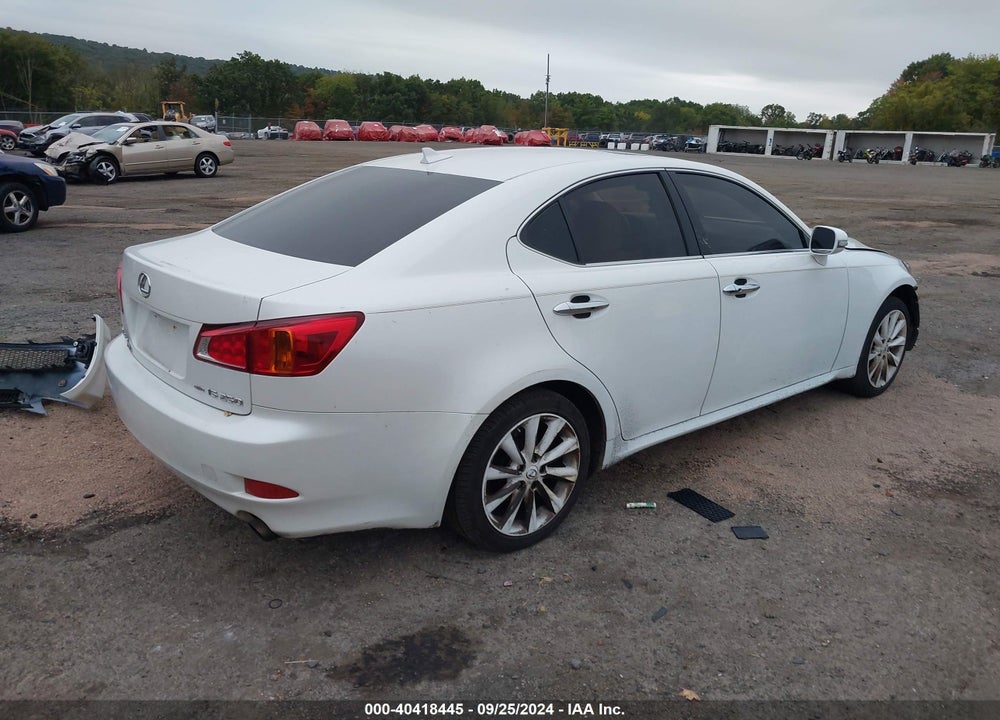 2009 LEXUS IS 250 VIN: JTHCK262595032596