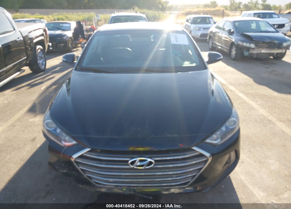 2017 HYUNDAI ELANTRA LIMITED/SE/VALUE EDITION VIN: KMHD84LFXHU269236