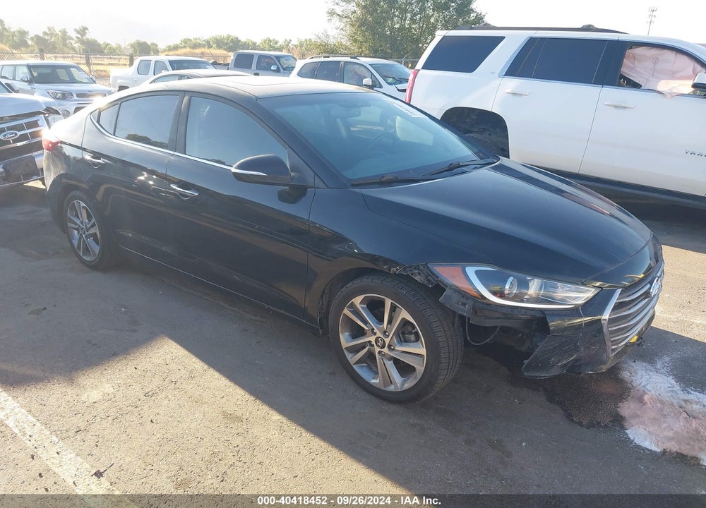 2017 HYUNDAI ELANTRA LIMITED/SE/VALUE EDITION VIN: KMHD84LFXHU269236