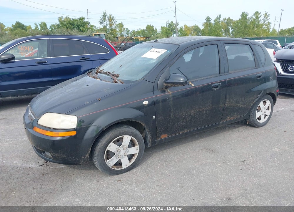 2007 CHEVROLET AVEO 5 LS VIN: KL1TD66667B762562