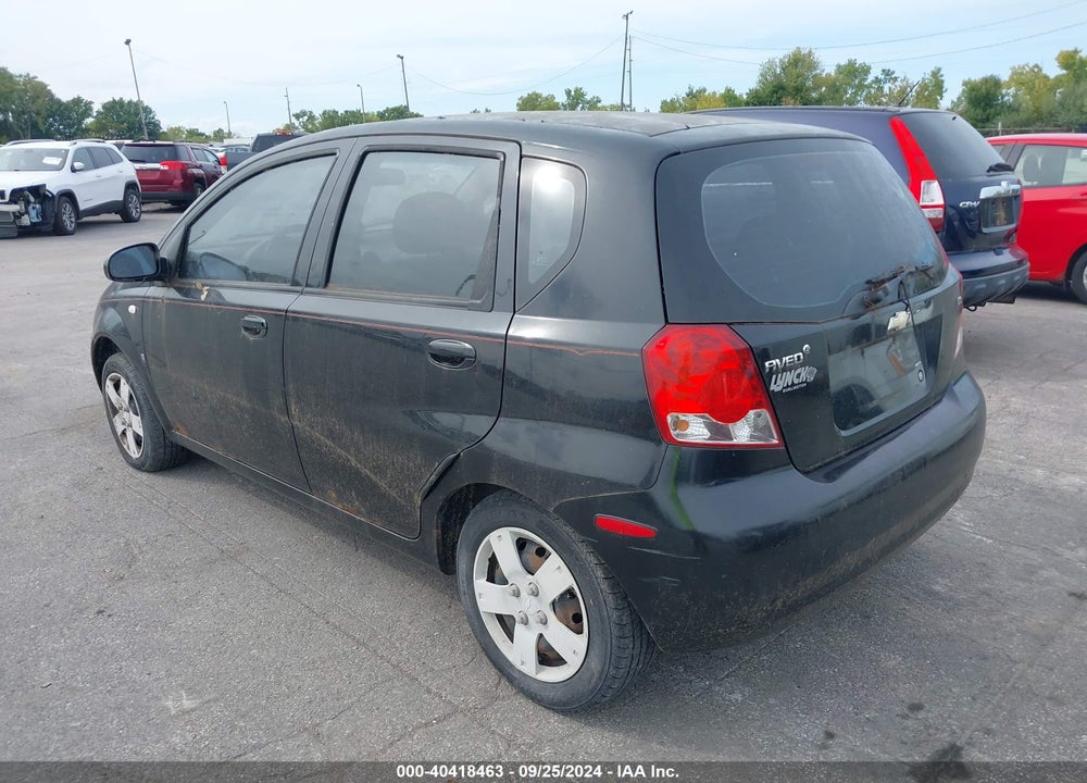 2007 CHEVROLET AVEO 5 LS VIN: KL1TD66667B762562