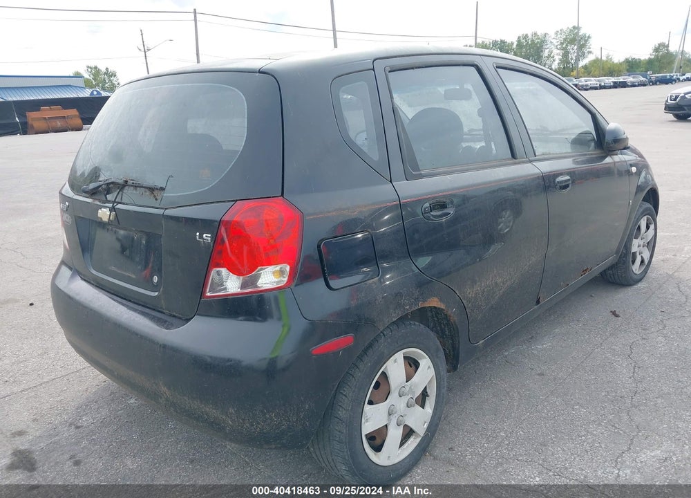 2007 CHEVROLET AVEO 5 LS VIN: KL1TD66667B762562