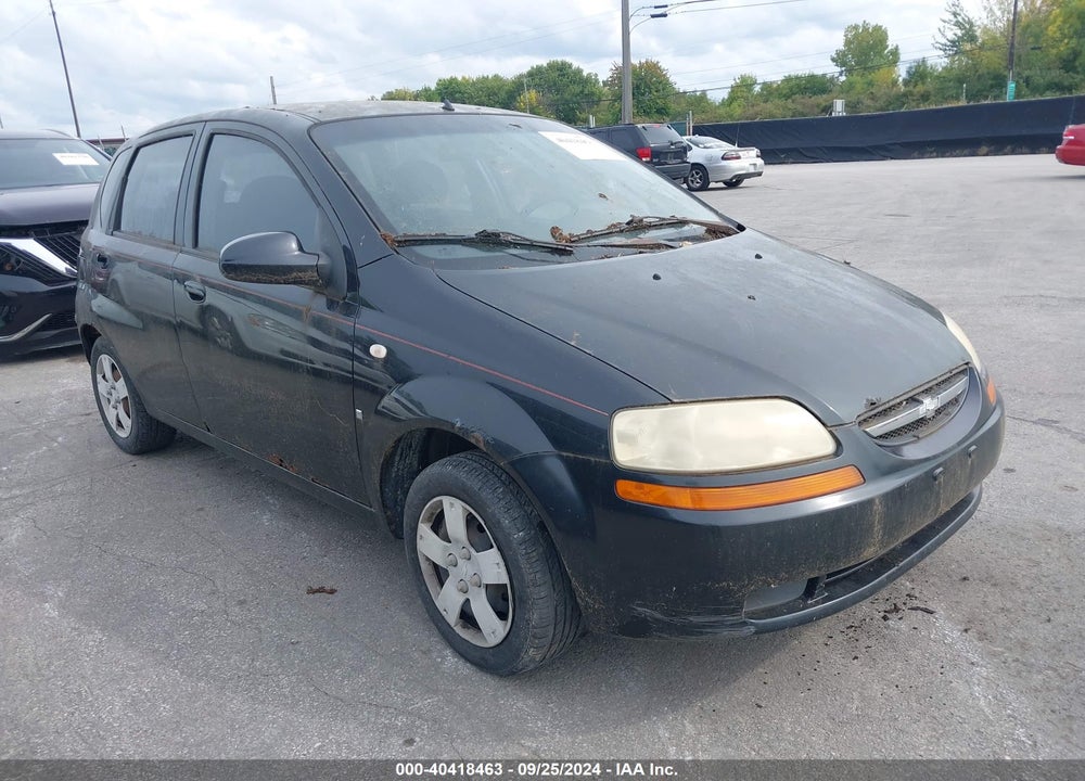 2007 CHEVROLET AVEO 5 LS VIN: KL1TD66667B762562