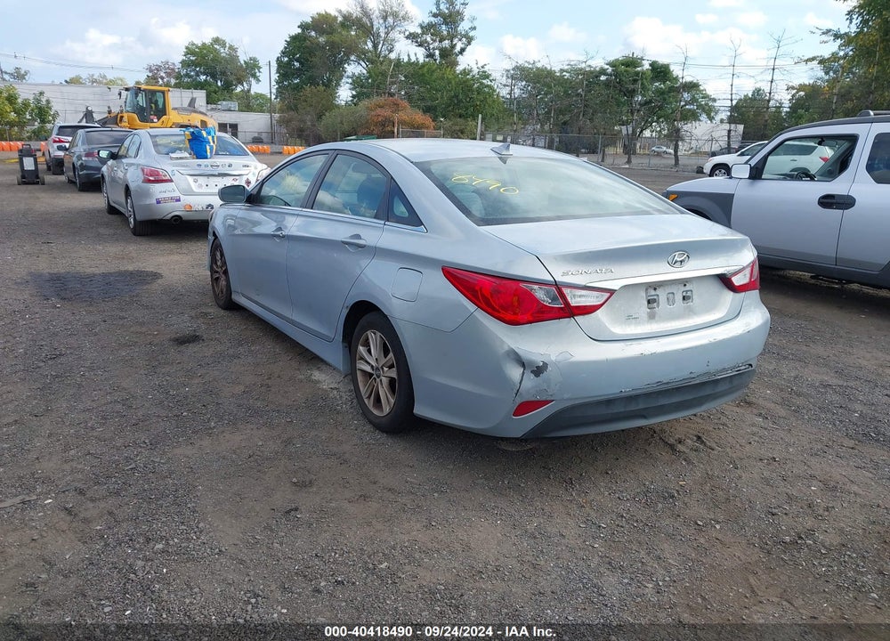 2014 HYUNDAI SONATA GLS VIN: 5NPEB4AC4EH930154