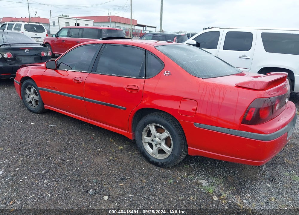 2003 CHEVROLET IMPALA LS VIN: 2G1WH52K939222229