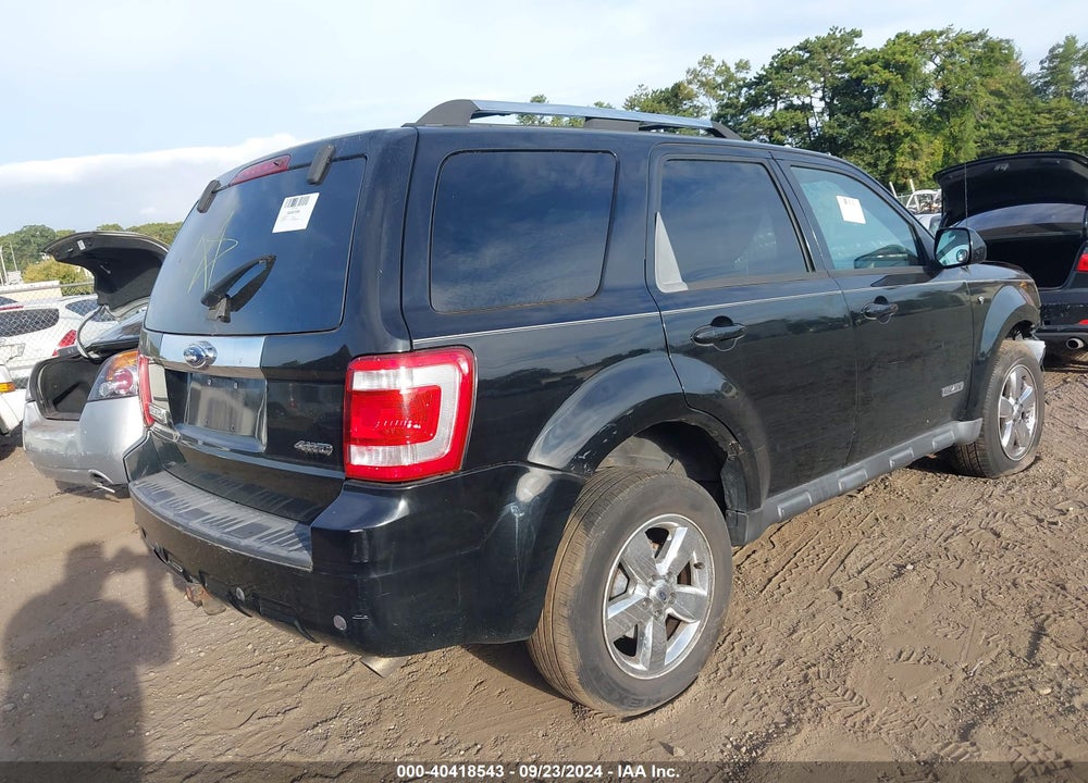 2008 FORD ESCAPE LIMITED VIN: 1FMCU94148KB46325