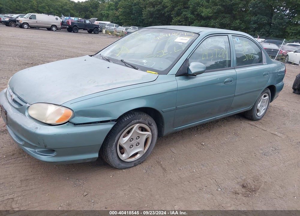 2000 KIA SEPHIA LS/LS W/POWER PKG VIN: KNAFB1215Y5854817