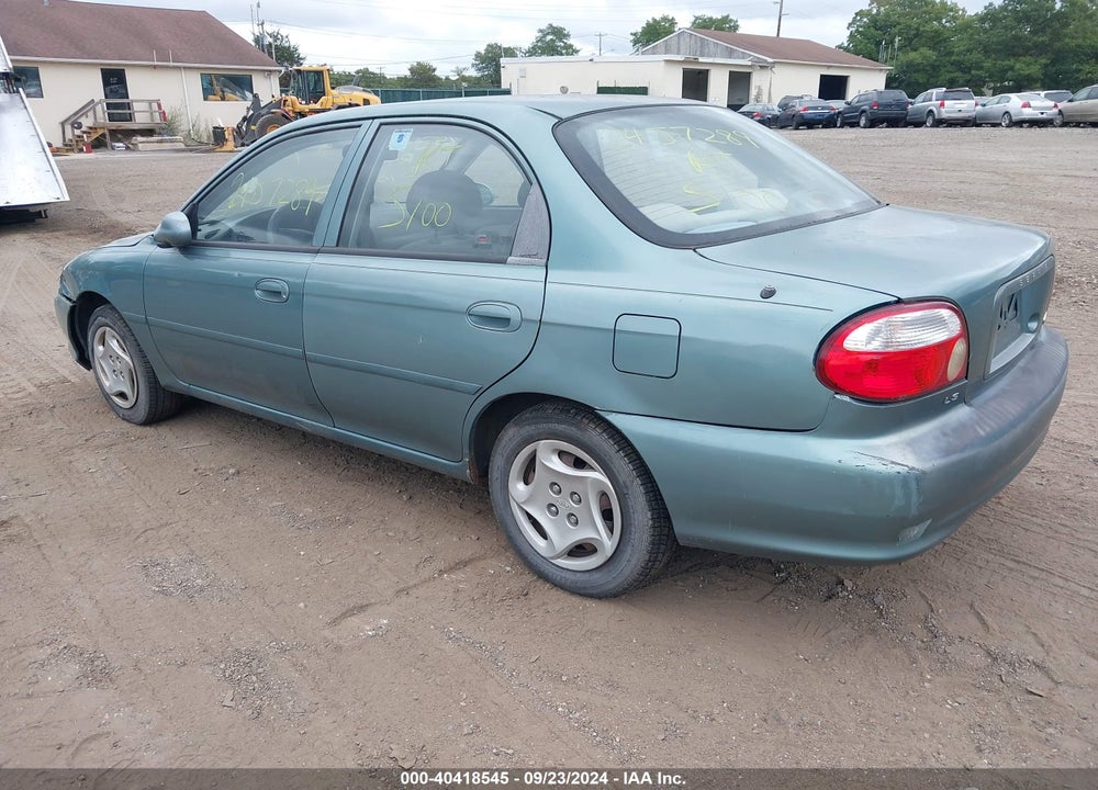 2000 KIA SEPHIA LS/LS W/POWER PKG VIN: KNAFB1215Y5854817