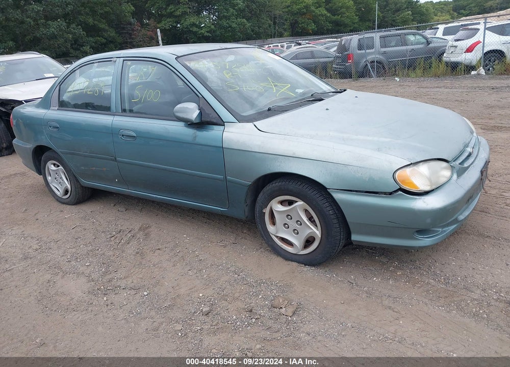 2000 KIA SEPHIA LS/LS W/POWER PKG VIN: KNAFB1215Y5854817