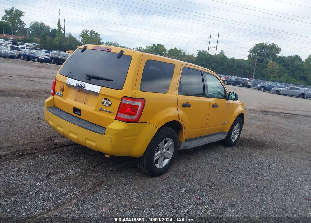2010 FORD ESCAPE HYBRID VIN: 1FMCU4K30AKD35065