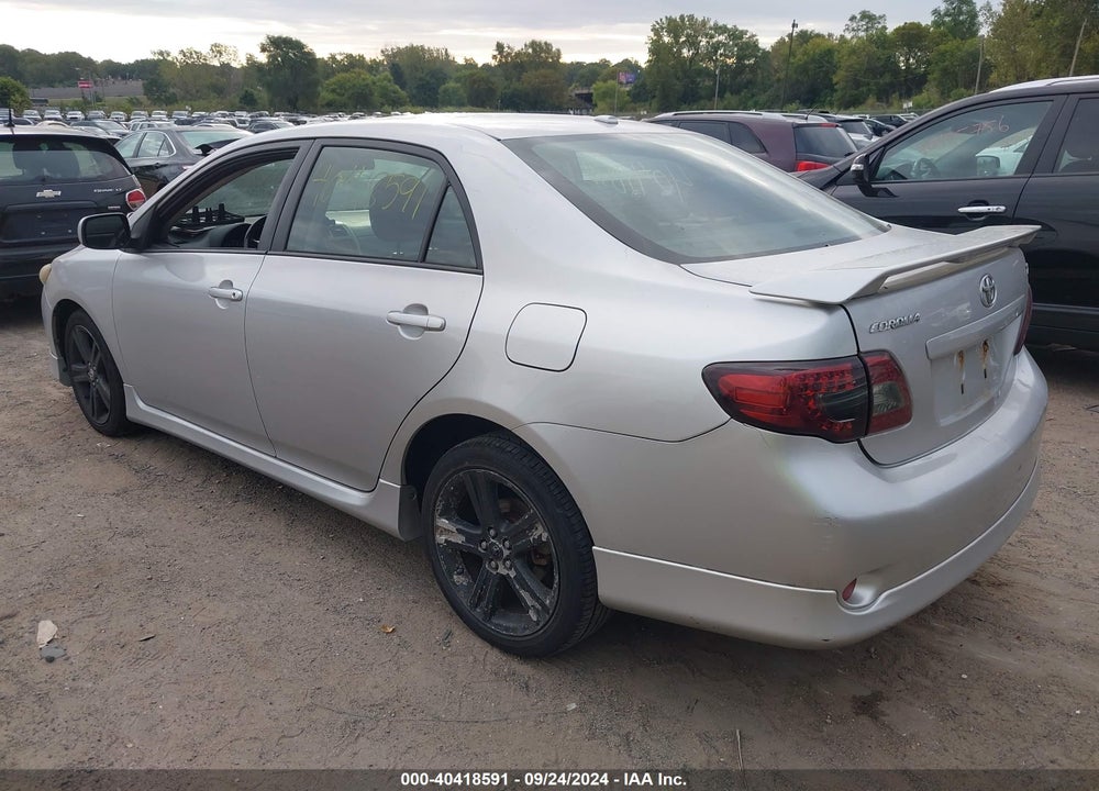 2009 TOYOTA COROLLA XRS VIN: 2T1BE40EX9C027593