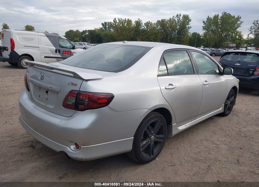 2009 TOYOTA COROLLA XRS VIN: 2T1BE40EX9C027593
