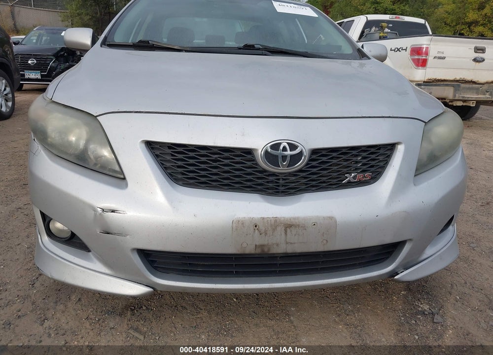 2009 TOYOTA COROLLA XRS VIN: 2T1BE40EX9C027593