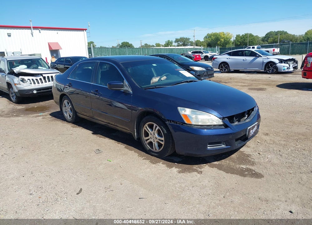 2007 HONDA ACCORD 2.4 SE VIN: JHMCM56307C005450