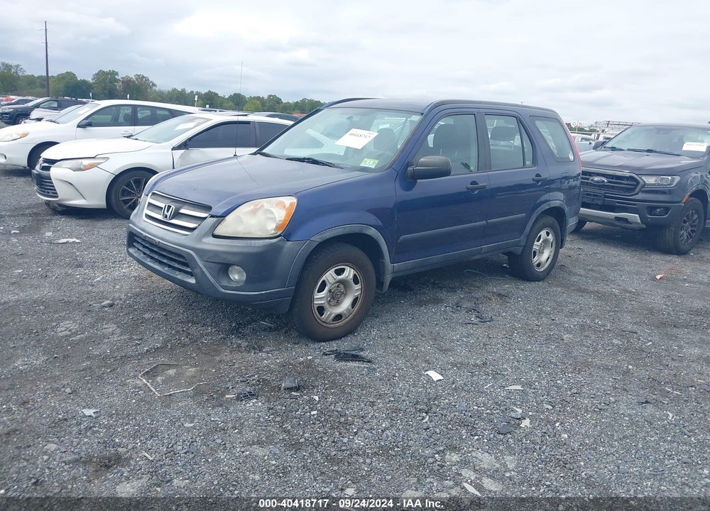 2005 HONDA CR-V LX VIN: JHLRD78535C057368