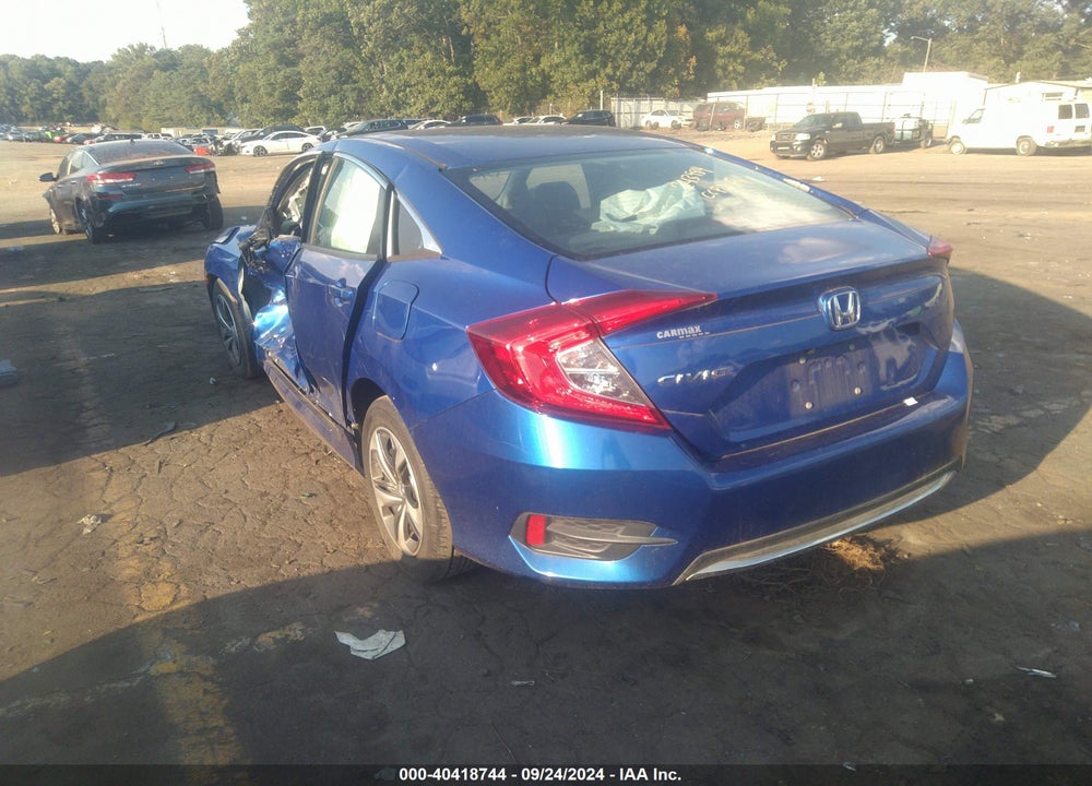 2019 HONDA CIVIC LX VIN: 19XFC2F67KE040420