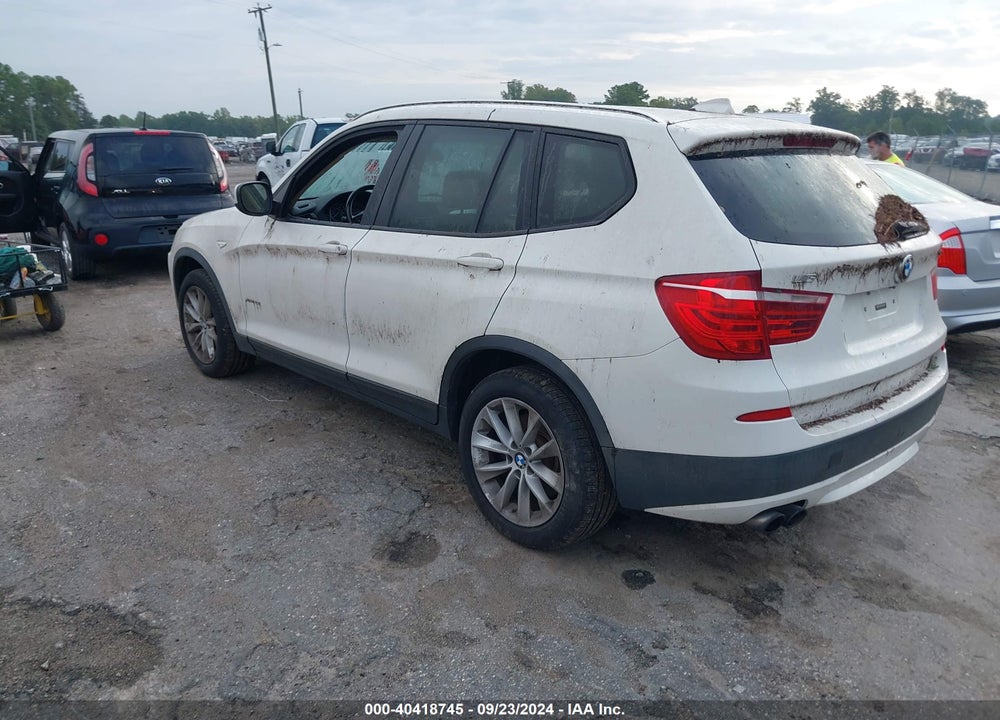 2013 BMW X3 XDRIVE28I VIN: 5UXWX9C52D0A20825