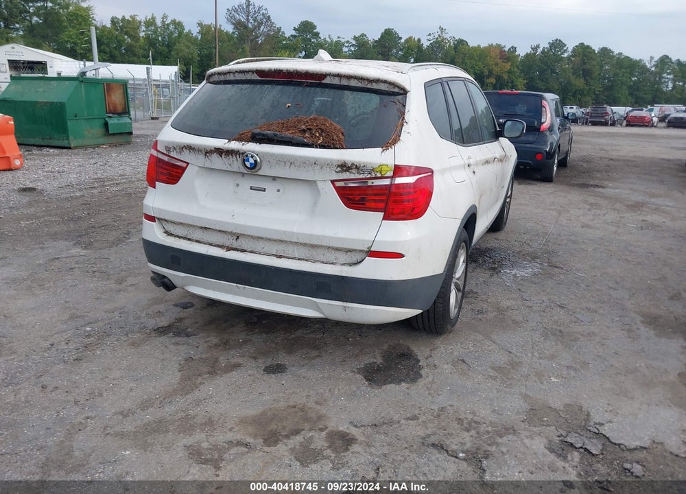 2013 BMW X3 XDRIVE28I VIN: 5UXWX9C52D0A20825