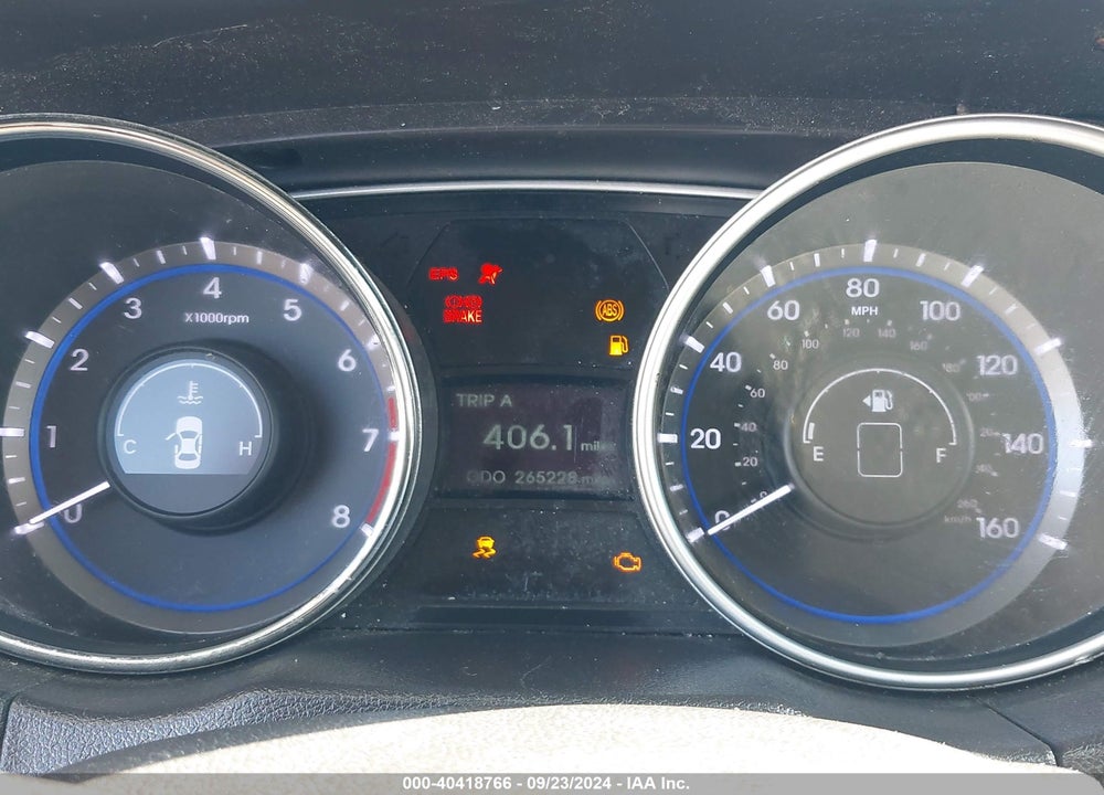 2011 HYUNDAI SONATA GLS VIN: 5NPEB4AC4BHO7597O