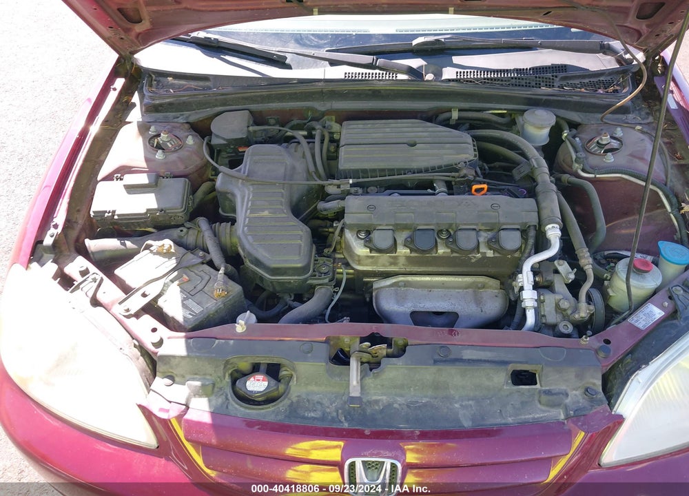 2002 HONDA CIVIC LX VIN: 1HGES16512L024724