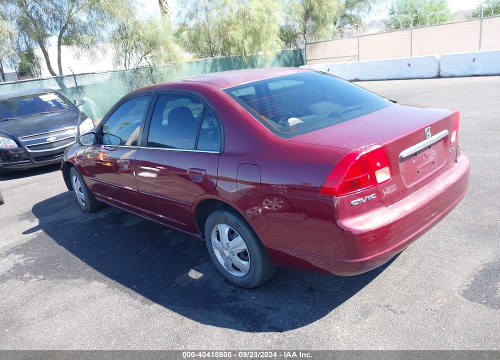 2002 HONDA CIVIC LX VIN: 1HGES16512L024724