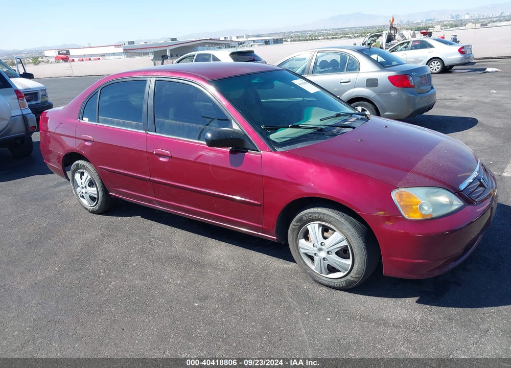 2002 HONDA CIVIC LX VIN: 1HGES16512L024724