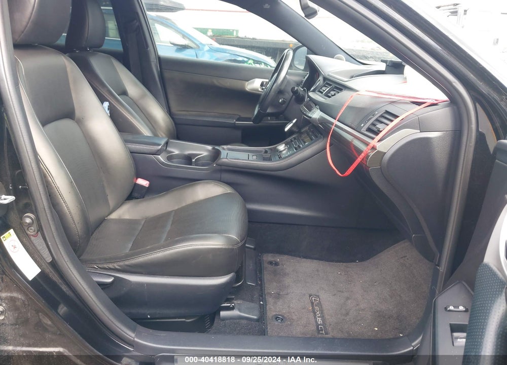 2012 LEXUS CT 200H PREMIUM VIN: JTHKD5BH2C2097593