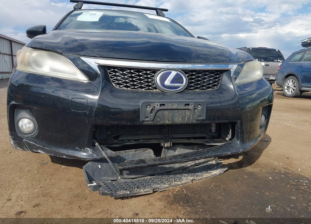 2012 LEXUS CT 200H PREMIUM VIN: JTHKD5BH2C2097593