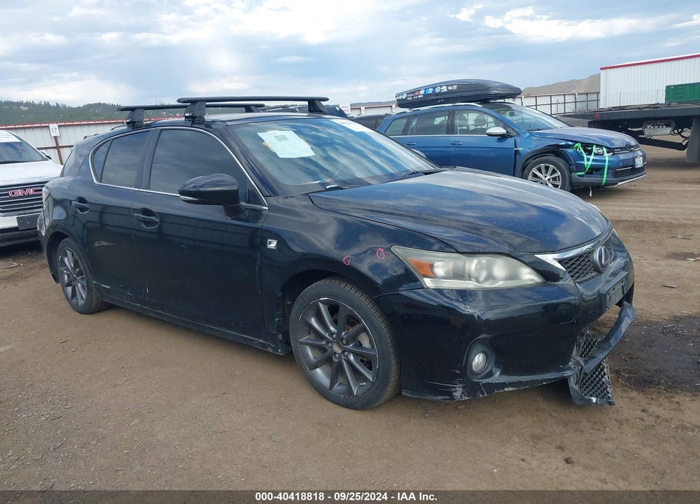 2012 LEXUS CT 200H PREMIUM VIN: JTHKD5BH2C2097593
