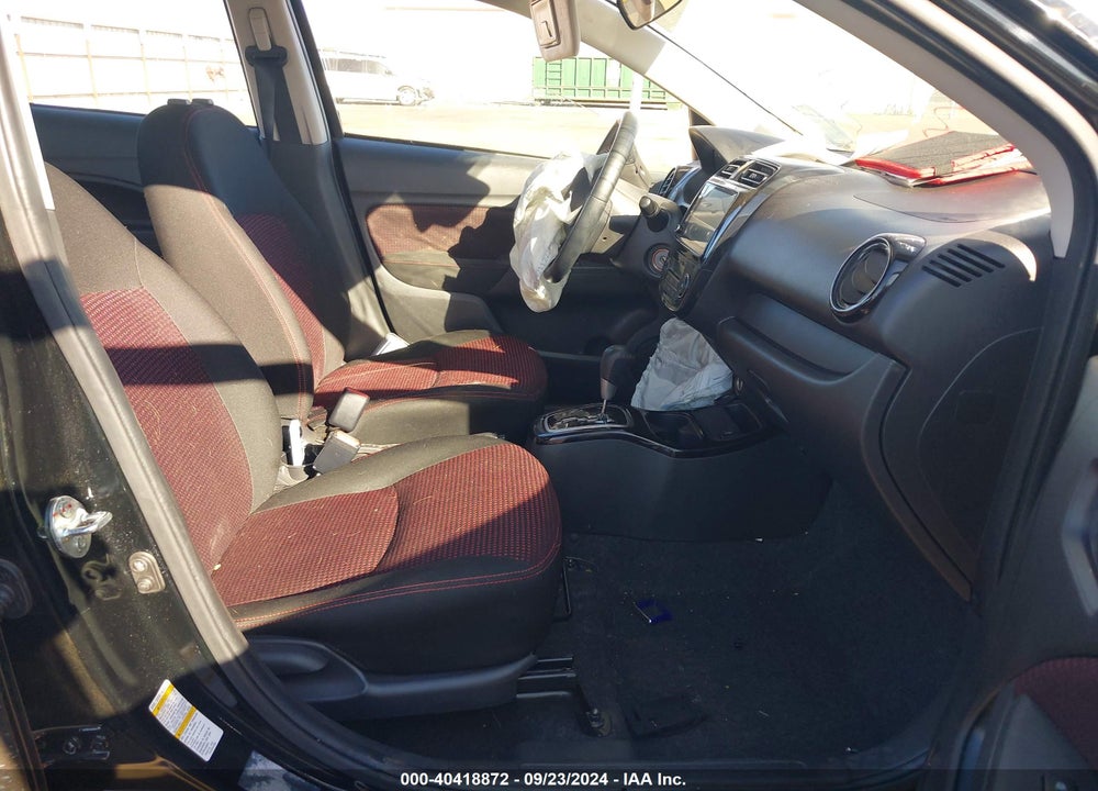 2022 MITSUBISHI MIRAGE BLACK EDITION/SE VIN: ML32AWHJ5NH005616