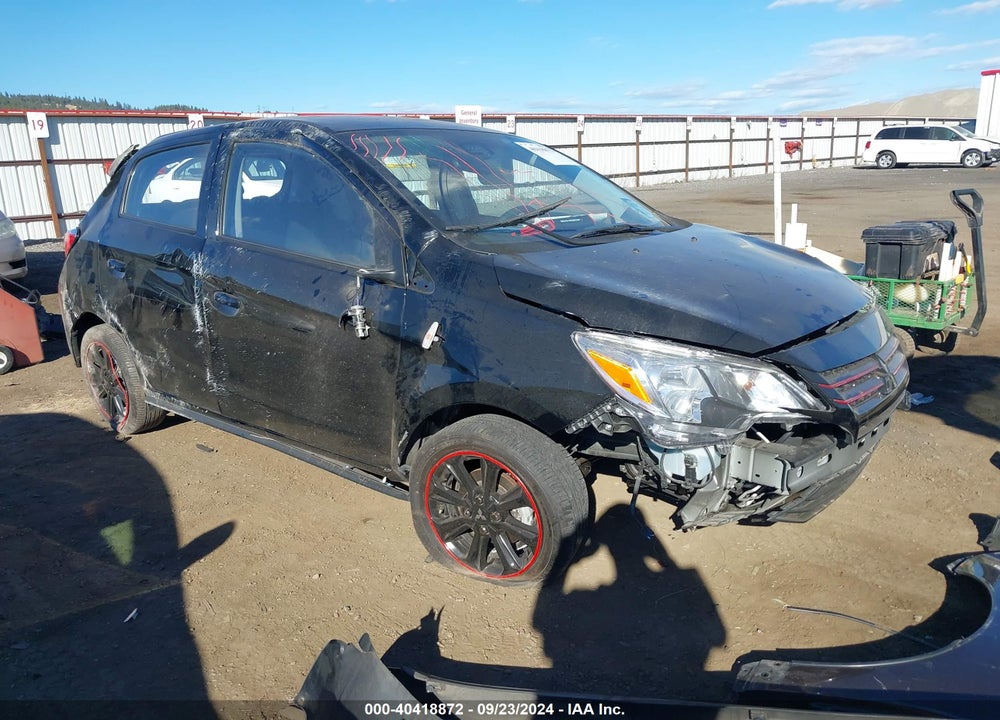 2022 MITSUBISHI MIRAGE BLACK EDITION/SE VIN: ML32AWHJ5NH005616