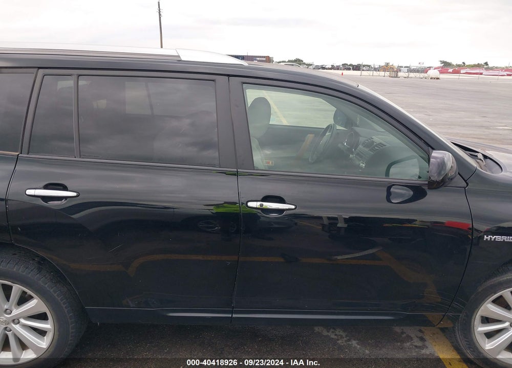 2008 TOYOTA HIGHLANDER HYBRID LIMITED VIN: JTEEW44A082011039
