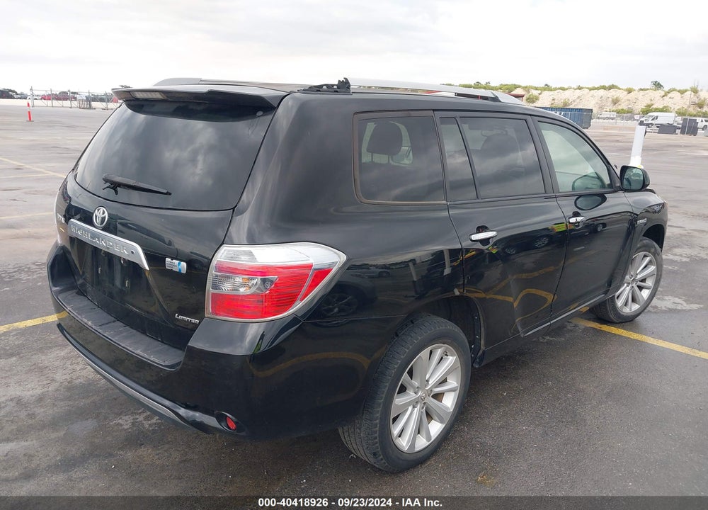 2008 TOYOTA HIGHLANDER HYBRID LIMITED VIN: JTEEW44A082011039
