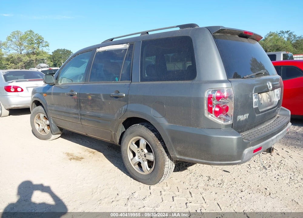 2008 HONDA PILOT EX-L VIN: 5FNYF28588B017798