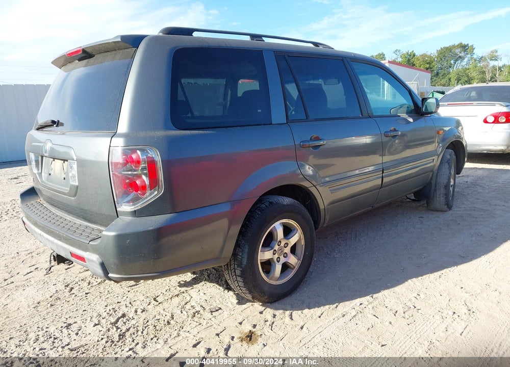 2008 HONDA PILOT EX-L VIN: 5FNYF28588B017798
