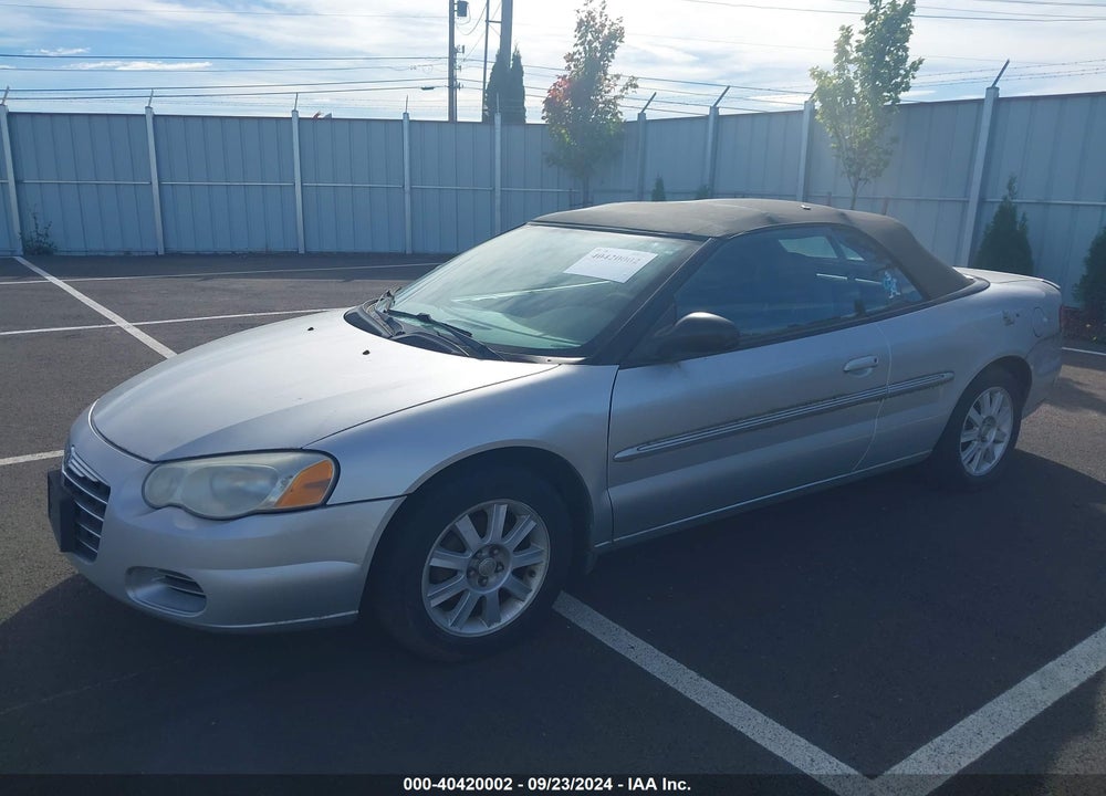 2005 CHRYSLER SEBRING GTC VIN: 1C3EL75R75N631226