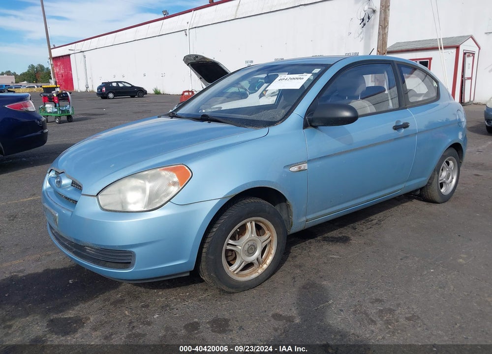 2008 HYUNDAI ACCENT GS VIN: KMHCM36C38U063419