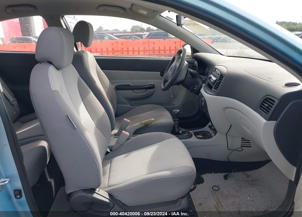 2008 HYUNDAI ACCENT GS VIN: KMHCM36C38U063419