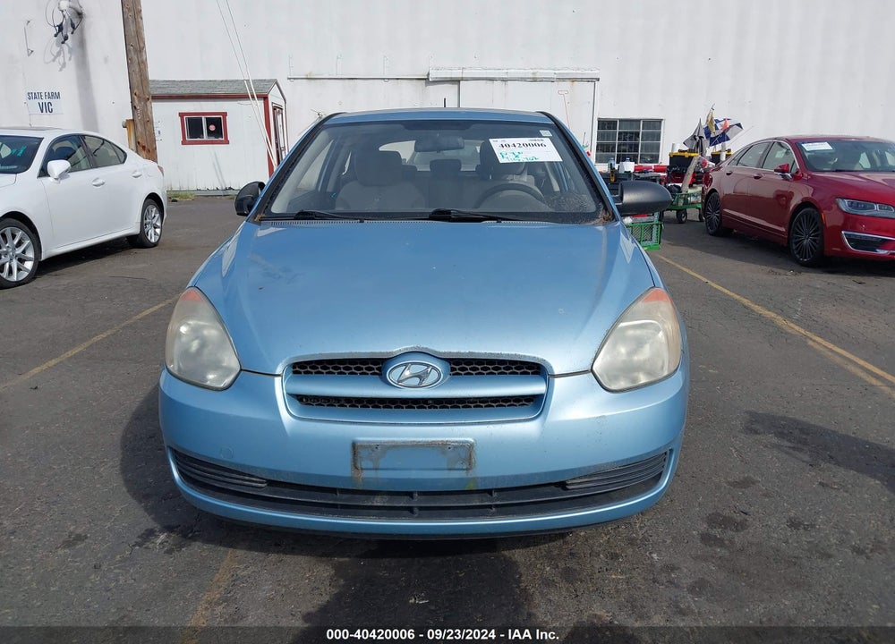 2008 HYUNDAI ACCENT GS VIN: KMHCM36C38U063419