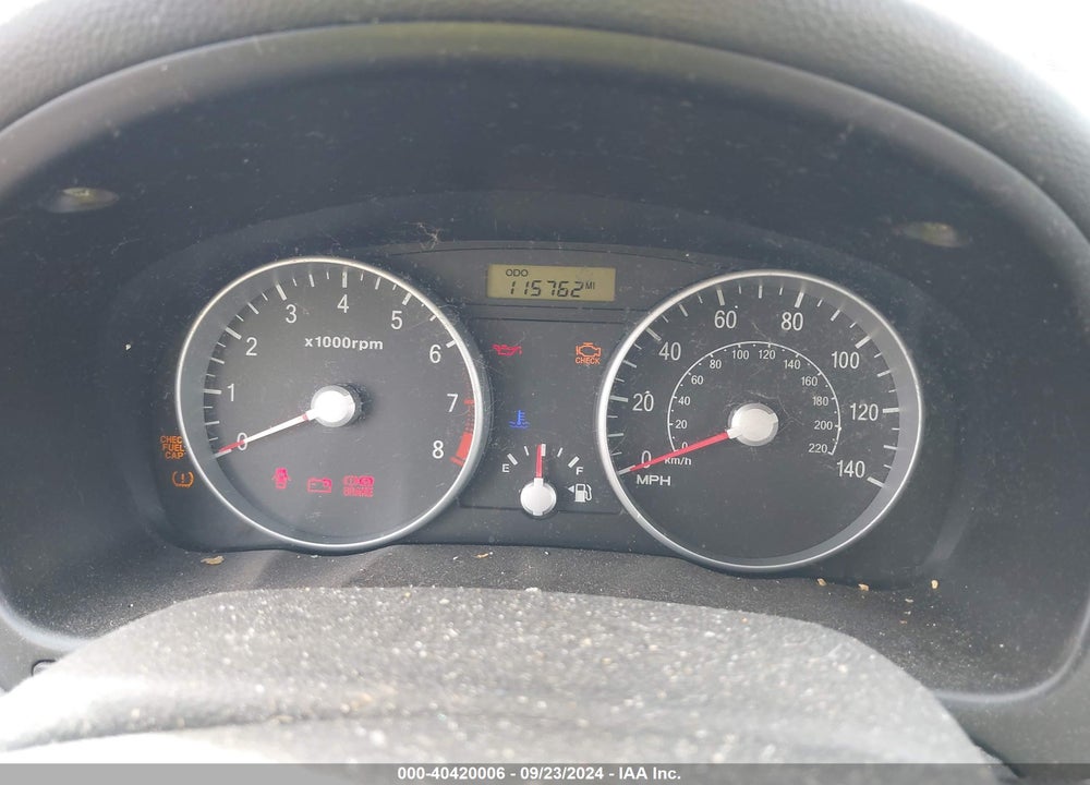 2008 HYUNDAI ACCENT GS VIN: KMHCM36C38U063419
