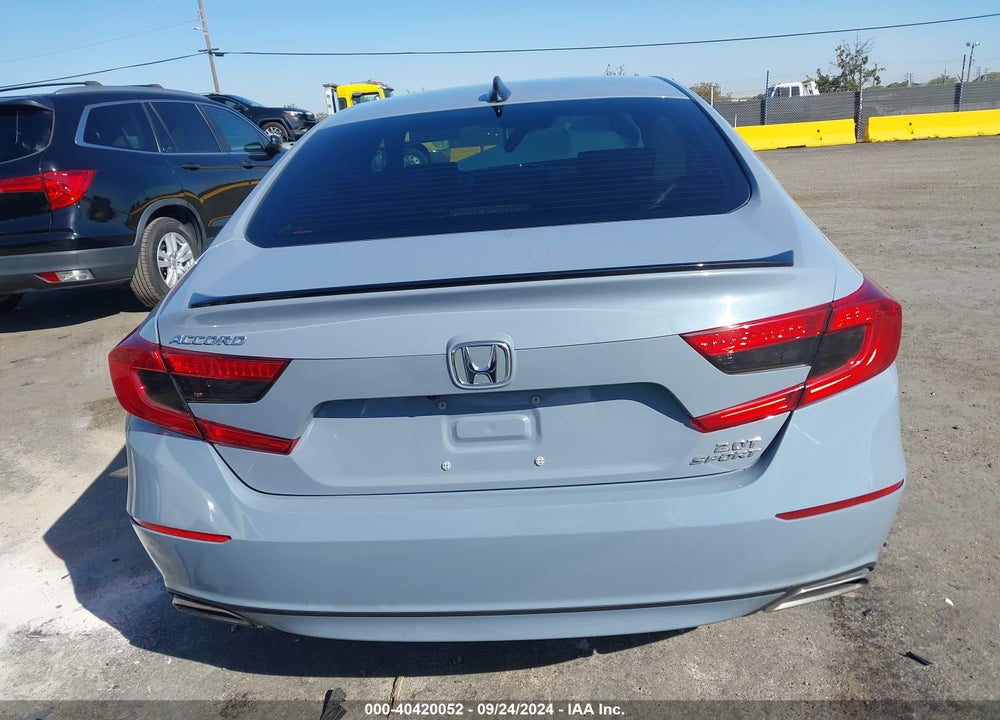 2022 HONDA ACCORD SPORT 2.0T VIN: 1HGCV2F39NA012758