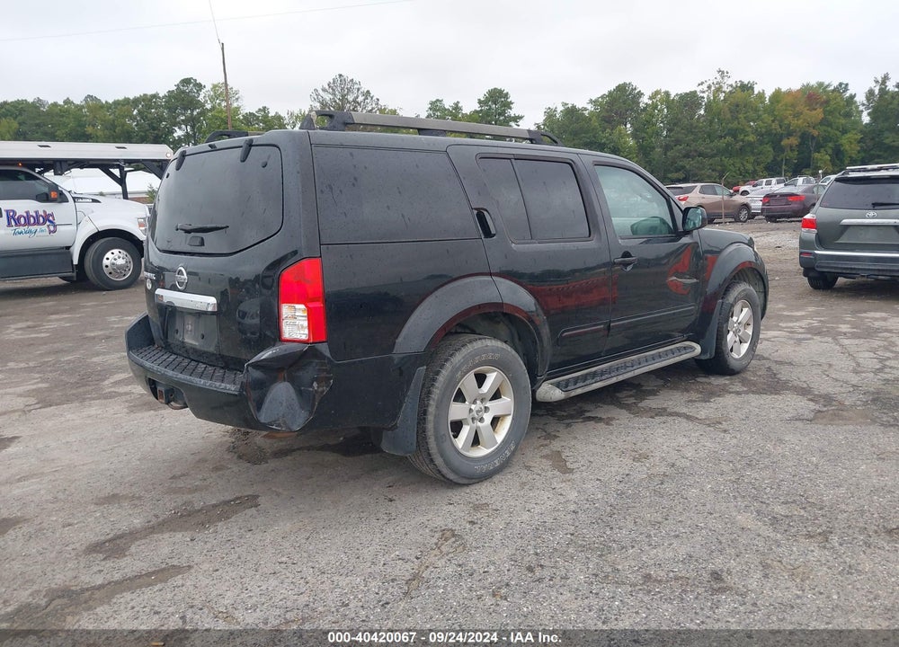 2011 NISSAN PATHFINDER SV VIN: 5N1AR1NB3BC617142