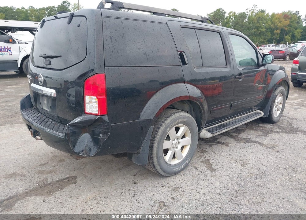2011 NISSAN PATHFINDER SV VIN: 5N1AR1NB3BC617142