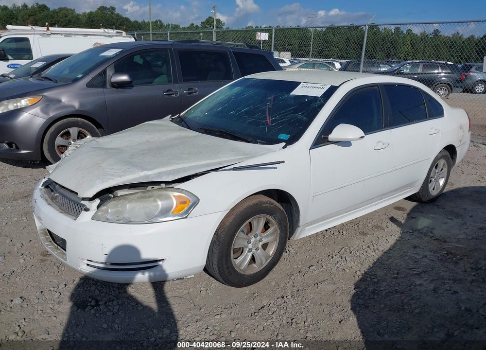 2013 CHEVROLET IMPALA LS VIN: 2G1WF5E39D1123615