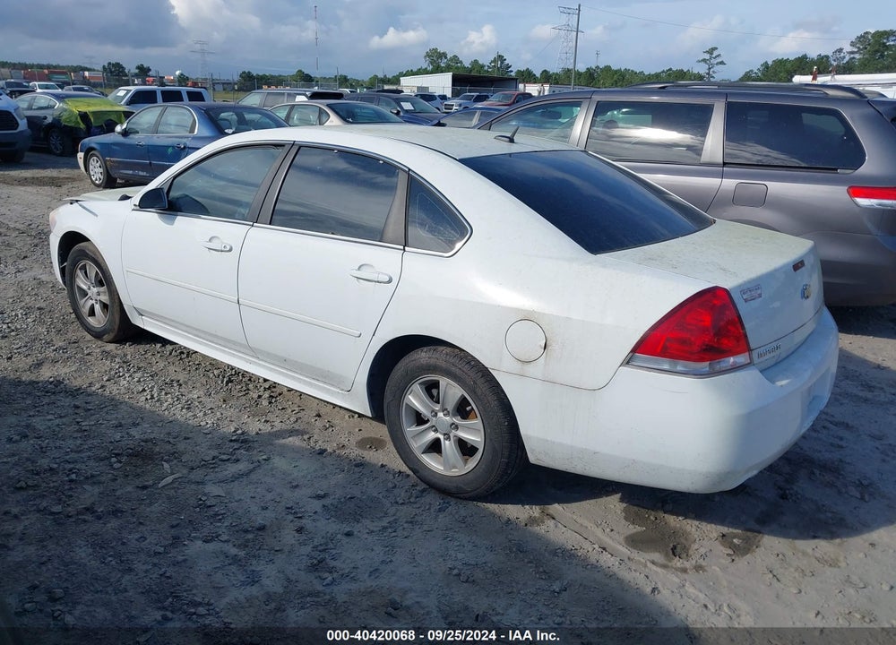 2013 CHEVROLET IMPALA LS VIN: 2G1WF5E39D1123615