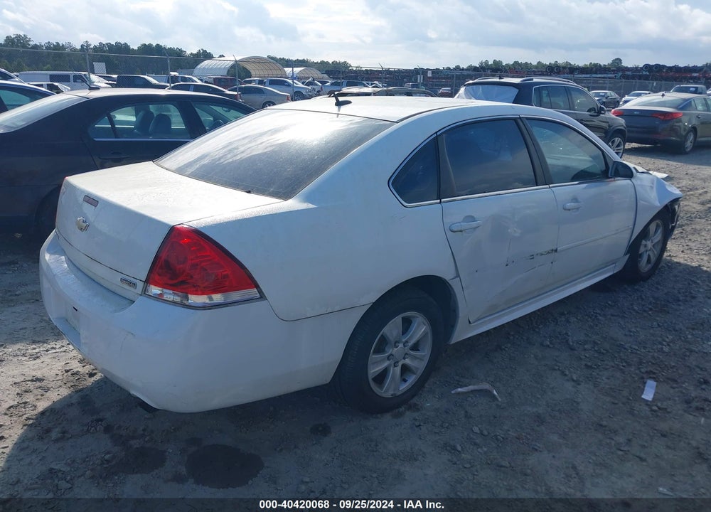 2013 CHEVROLET IMPALA LS VIN: 2G1WF5E39D1123615