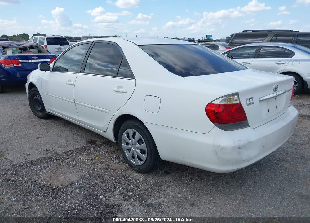 2005 TOYOTA CAMRY LE VIN: 4T1BE30K85U415995
