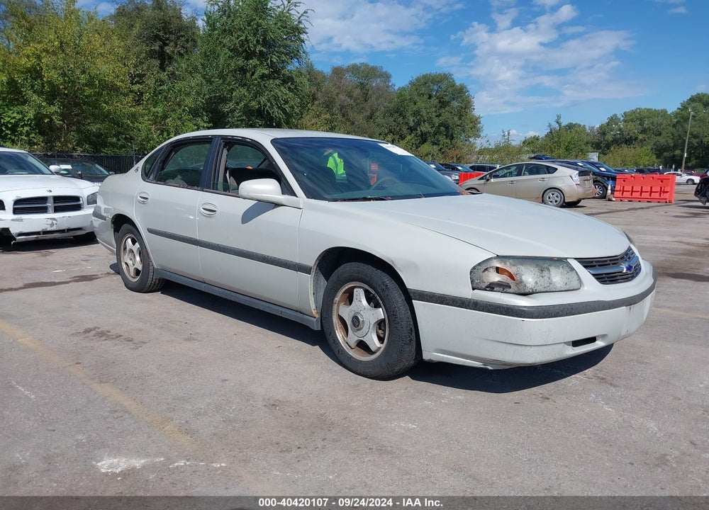 2003 CHEVROLET IMPALA VIN: 2G1WF52K239454998