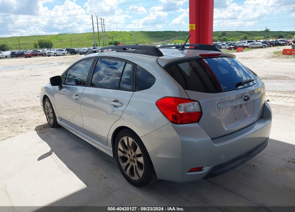 2012 SUBARU IMPREZA 2.0I SPORT PREMIUM VIN: JF1GPAL65CH243699