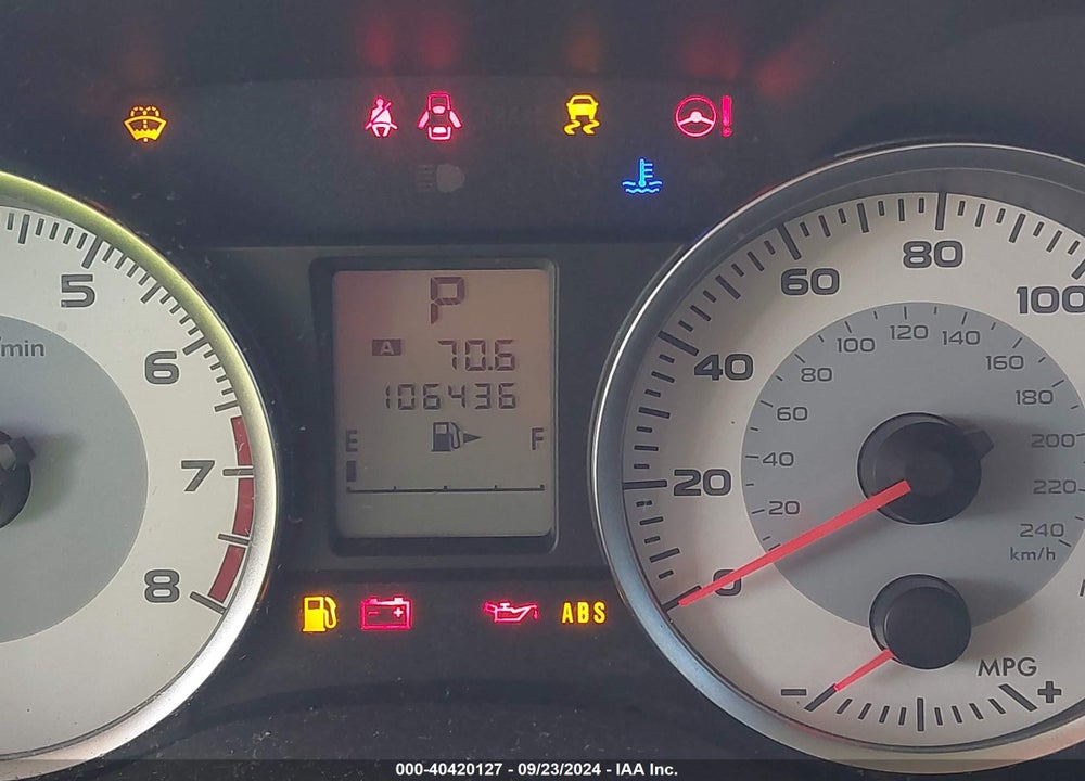 2012 SUBARU IMPREZA 2.0I SPORT PREMIUM VIN: JF1GPAL65CH243699
